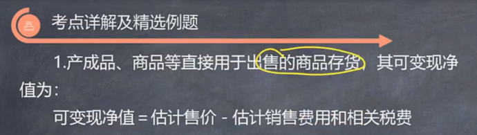 【微課】郭老師：可變現(xiàn)凈值計(jì)算(一）