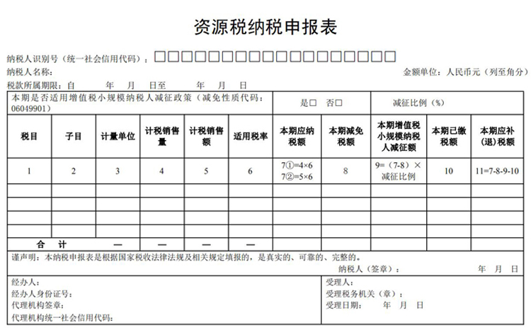 國家稅務總局關于資源稅征管若干問題的公告（征求意見稿）