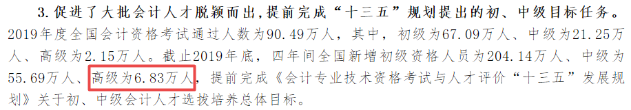 高級會計人才短缺 高級會計師還有3萬多的人才缺口！