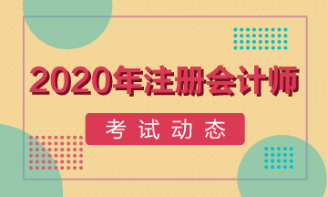 安徽2020注冊會計(jì)師考試時間？考試科目？