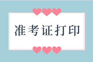 甘肅2020年初級經(jīng)濟(jì)師準(zhǔn)考證打印時間：11月14日-20日