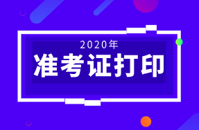 2020年貴州初級(jí)經(jīng)濟(jì)師準(zhǔn)考證怎么打??？