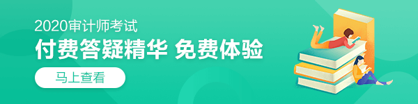 2020中級(jí)審計(jì)師考試答疑精華匯總