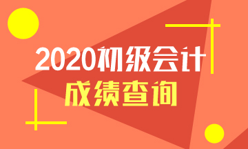 江西省2020年初級會計成績查詢官網(wǎng)入口是什么？