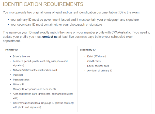 澳洲cpa考試證件類(lèi)別