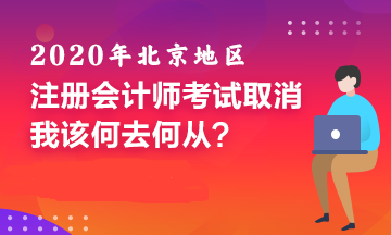 北京CPA考試取消！備考好幾個月的我該何去何從！