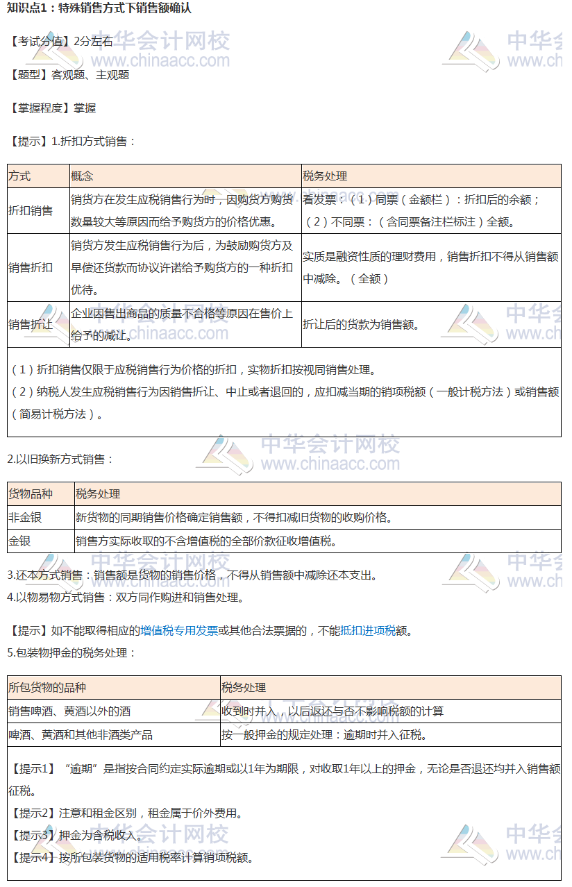 【考前必看】注會稅法考前穩(wěn)拿20分系列知識點（一）