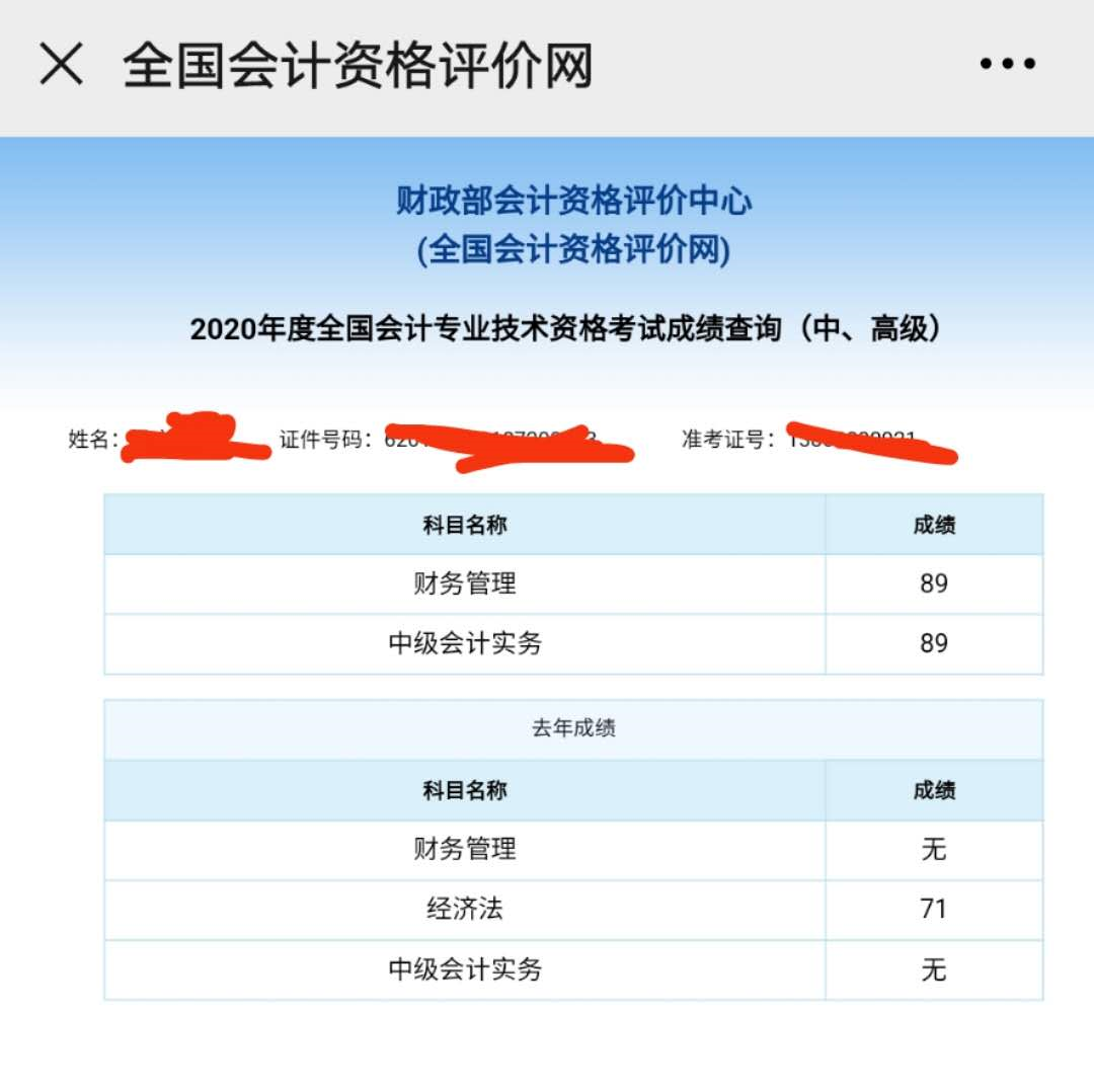 恭喜！中級會計職稱來報喜 高分學員頻出！