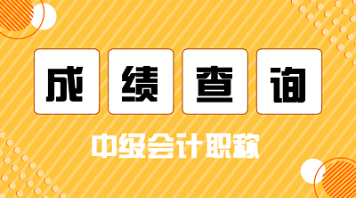 安徽池州市2020中級會計師成績查詢開始了！