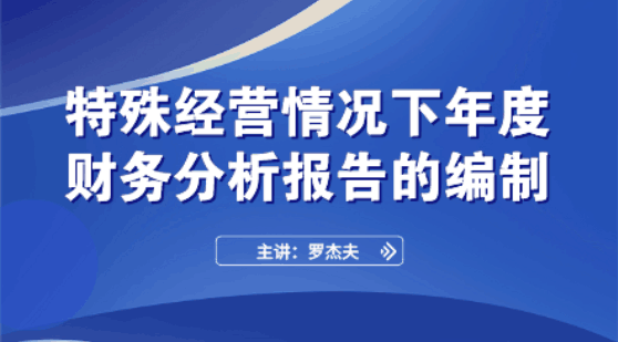 特殊經(jīng)營情況下全年財(cái)務(wù)分析報(bào)告的編制要點(diǎn)和技巧