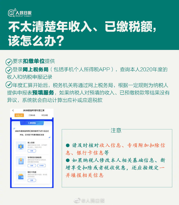 個稅年度匯算來啦！怎么補怎么退？個稅年度匯算指南已送達！