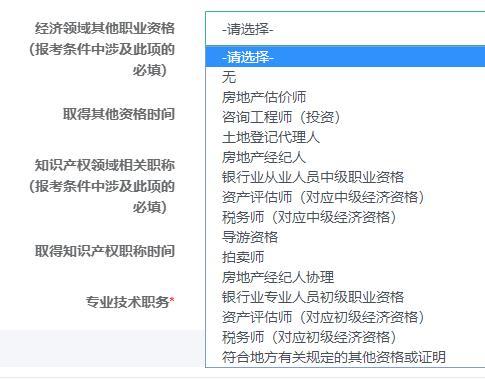 經(jīng)濟(jì)領(lǐng)取其他職業(yè)資格