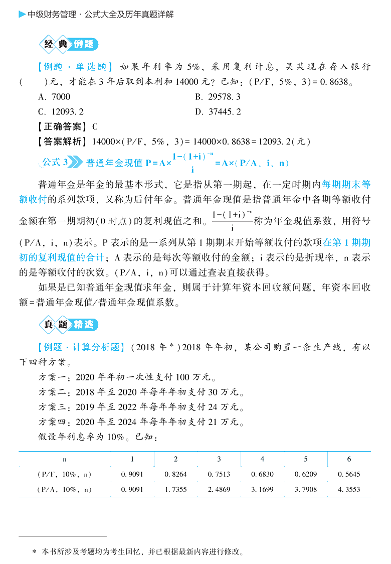 問：中級會計職稱財管公式記不住、記住不會用怎么辦？