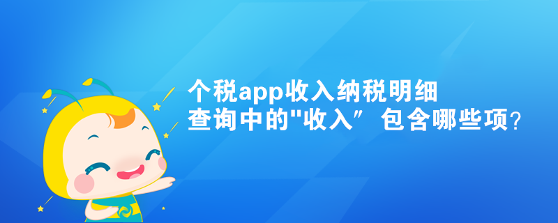 個(gè)稅app收入納稅明細(xì)查詢中的