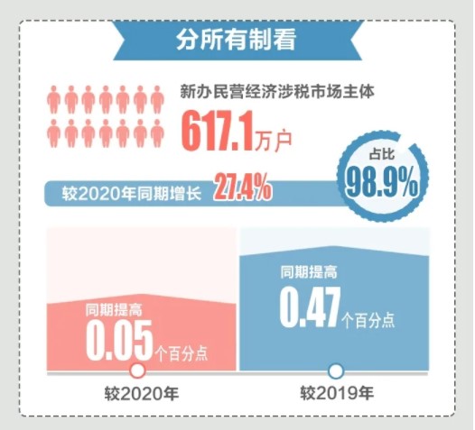 2021上半年新辦涉稅市場主體有哪些亮點(diǎn)？為你揭秘