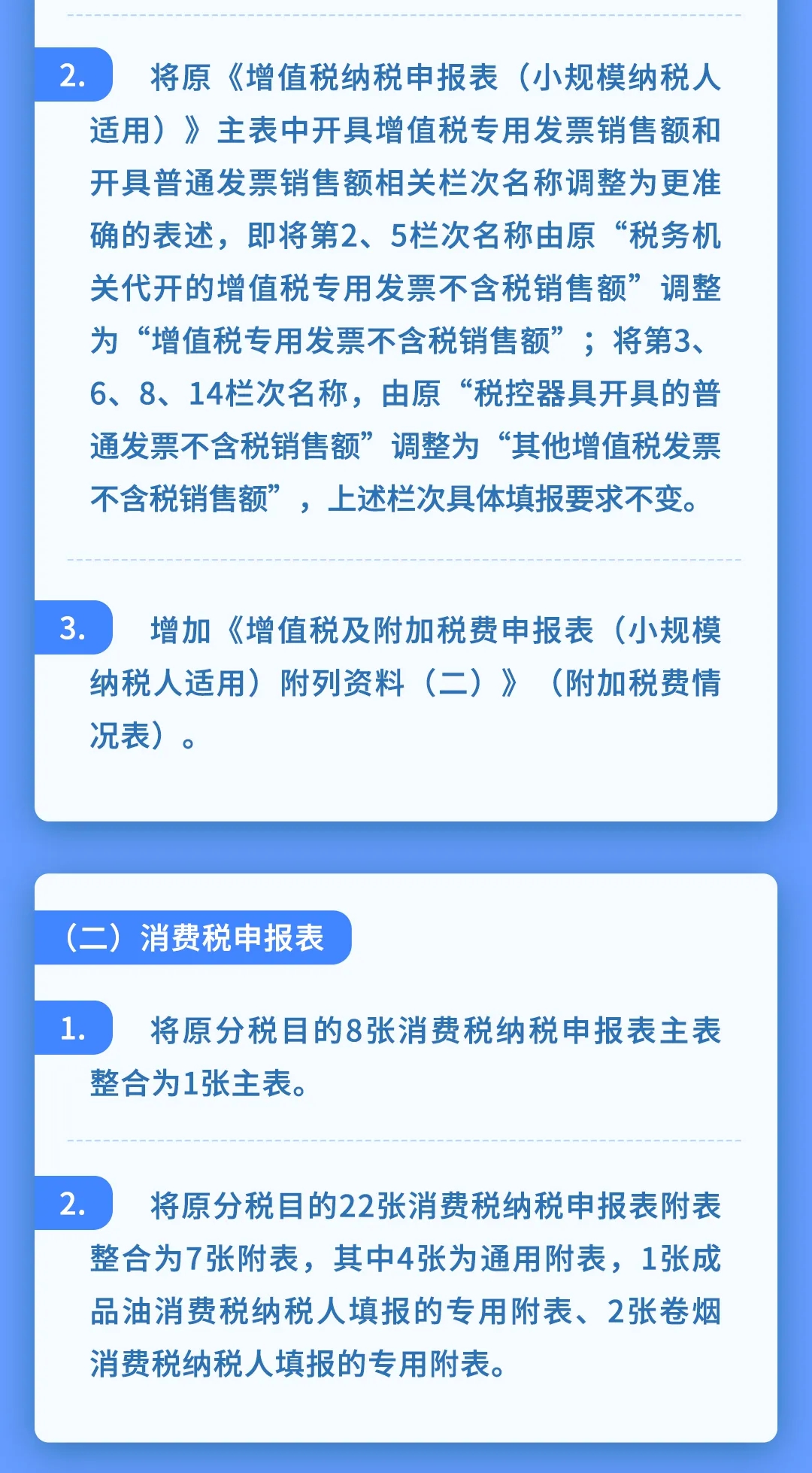 增值稅、消費稅及附加稅費申報表整合，帶你梳理一遍！