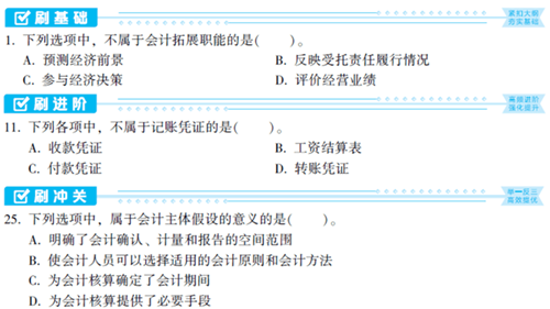 刷題為什么要用初級會計《必刷550題》？