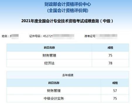 3年！57分—75分之間只差一個中級會計證書！