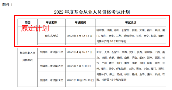 3月基金從業(yè)資格考試時間有變！