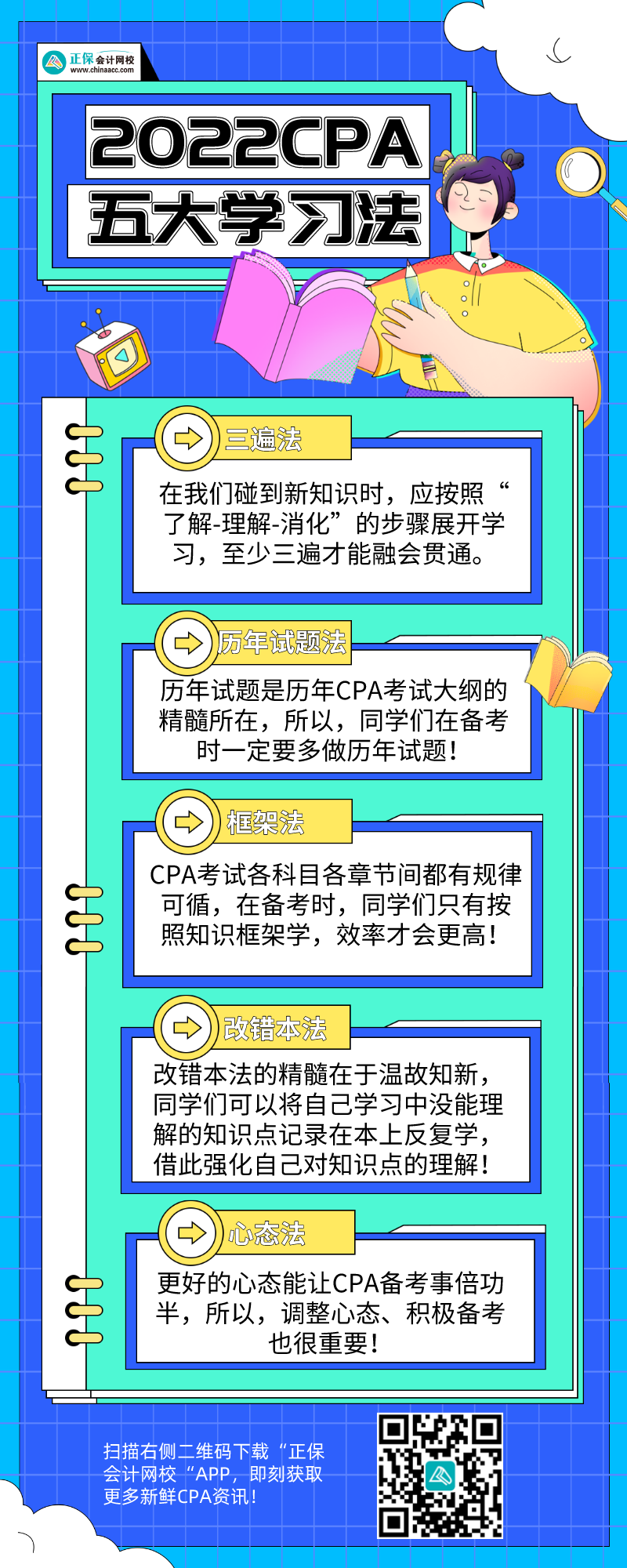 @2022CPA考生 五大學(xué)習(xí)法你get了么？