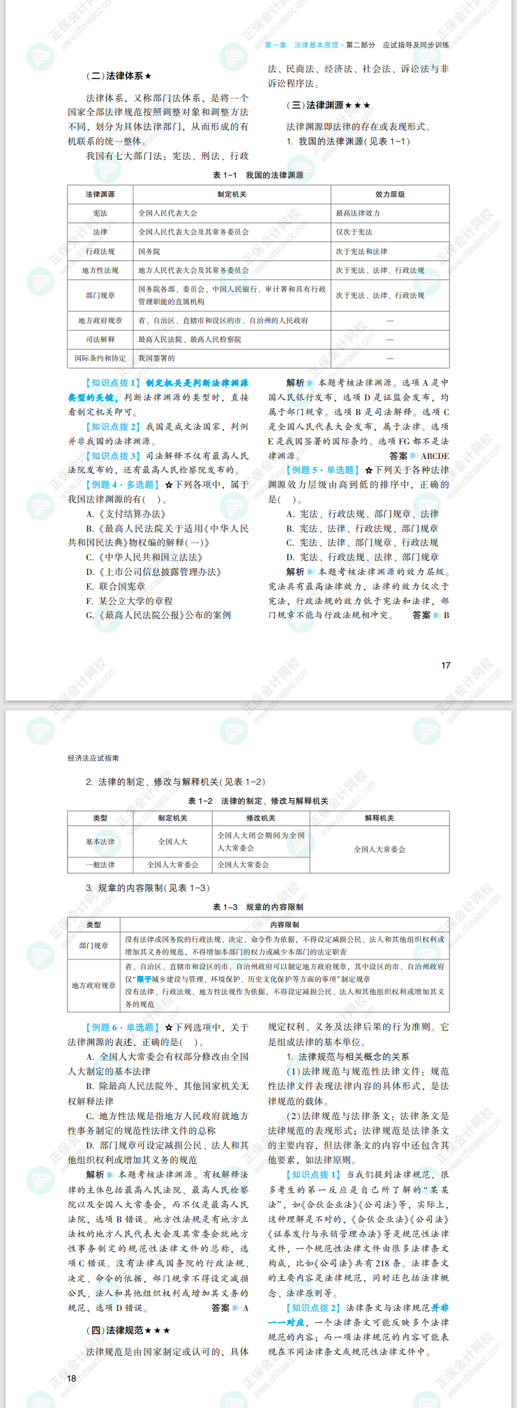 不看血虧！2022注會經(jīng)濟法《應試指南》免費試讀來了！