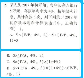 中級會計財務(wù)管理答疑精華：貨幣時間價值