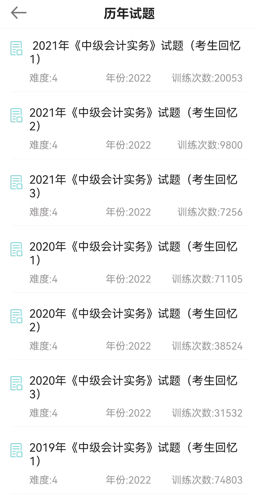 @2022考生：歷年試題的正確使用辦法