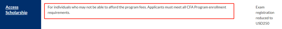 即將結束！CFA報名僅需要250刀！錯過等一年！