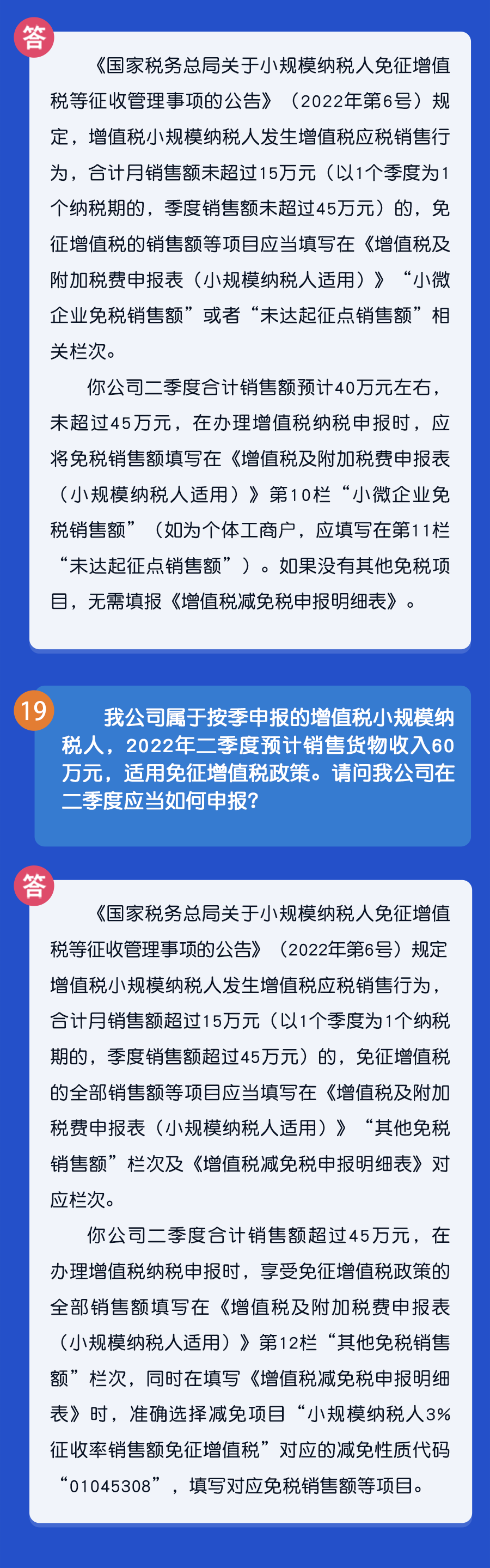 秒懂！小規(guī)模納稅人免征增值稅政策熱點匯總！7