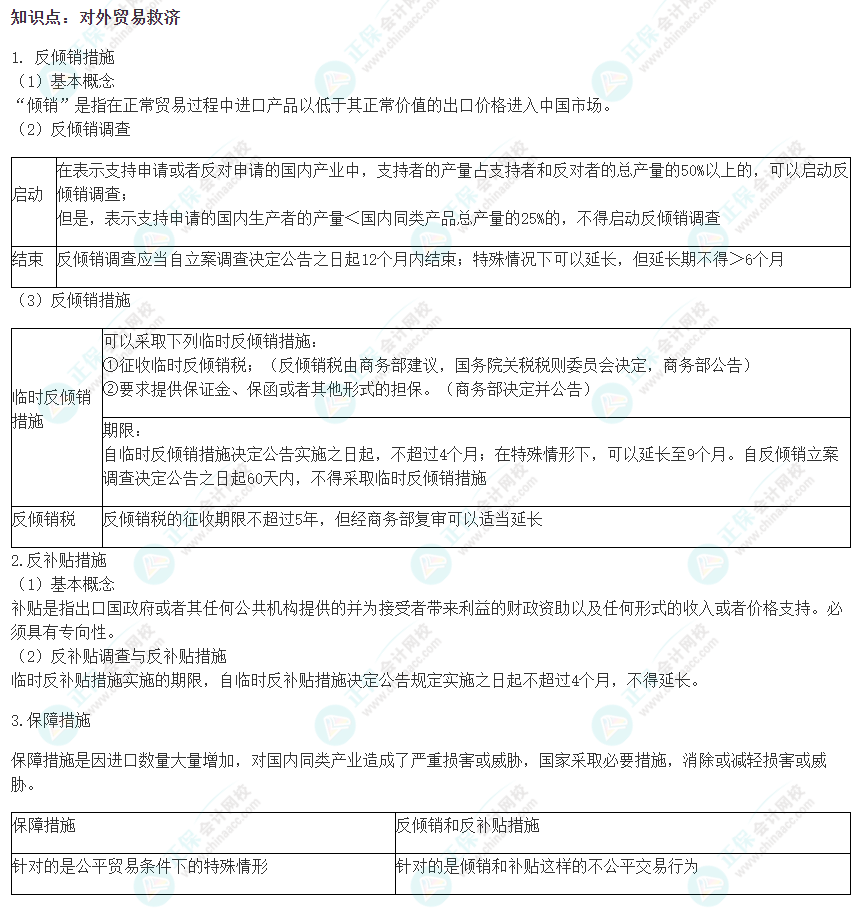 2022注會《經濟法》易錯易混淆知識點