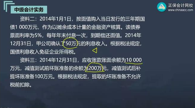 中級會計實務(wù)答疑精華：應(yīng)收賬款可抵扣差異的計算