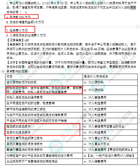 2022年注會(huì)《會(huì)計(jì)》考試試題及參考答案單選題(回憶版下)