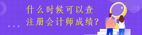 什么時候可以查注冊會計(jì)師成績？