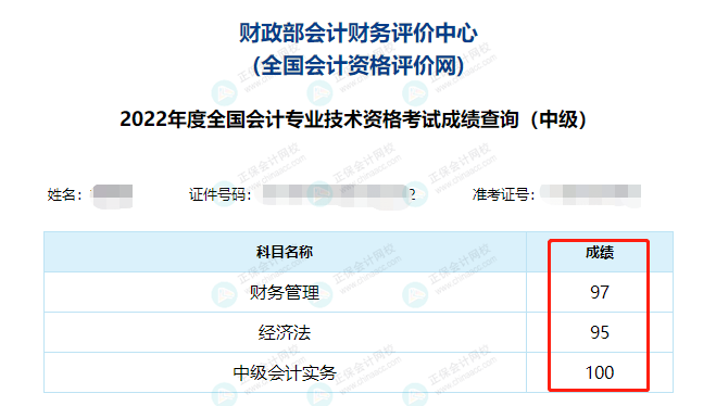 2022中級(jí)會(huì)計(jì)成績(jī)公布后要低調(diào)？但實(shí)力不允許??！必須曬出來(lái)！