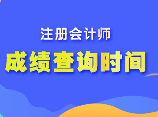 天津市注會考試成績什么時候出？