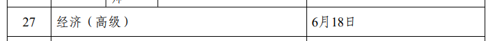 2023年高級經(jīng)濟(jì)師考試時間