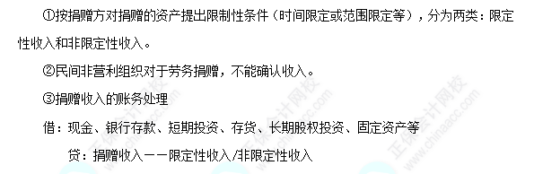 每天一個中級會計實務必看知識點——捐贈收入的核算