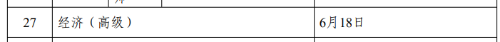 2023年高級經(jīng)濟師考試時間