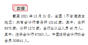 1年間僅增加500+人?!全國(guó)注冊(cè)會(huì)計(jì)師執(zhí)業(yè)&非執(zhí)業(yè)會(huì)員人數(shù)...