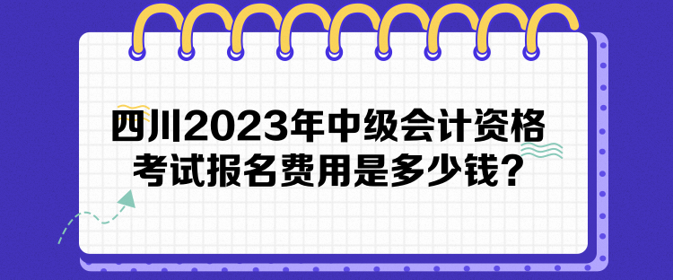 四川2023年中級會(huì)計(jì)資格考試報(bào)名費(fèi)用是多少錢？