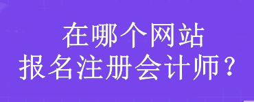 在哪個(gè)網(wǎng)站報(bào)名注冊(cè)會(huì)計(jì)師？