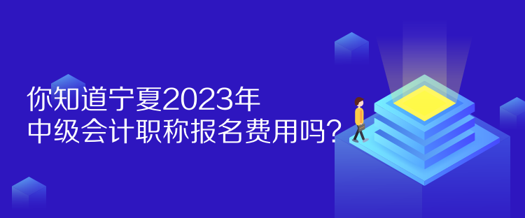 你知道寧夏2023年中級(jí)會(huì)計(jì)職稱(chēng)報(bào)名費(fèi)用嗎？