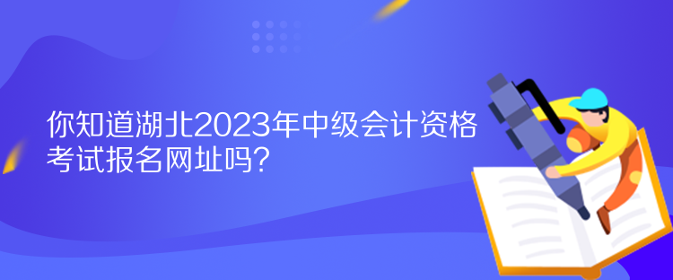 你知道湖北2023年中級(jí)會(huì)計(jì)資格考試報(bào)名網(wǎng)址嗎？