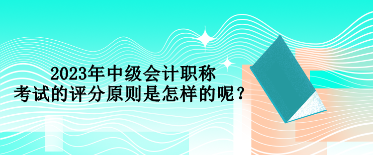 2023年中級會計職稱考試的評分原則是怎樣的呢？