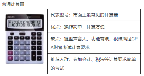 2023年CPA考試計(jì)算器的有關(guān)規(guī)定！