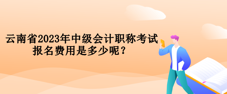 云南省2023年中級(jí)會(huì)計(jì)職稱考試報(bào)名費(fèi)用是多少呢？