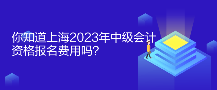 你知道上海2023年中級(jí)會(huì)計(jì)資格報(bào)名費(fèi)用嗎？