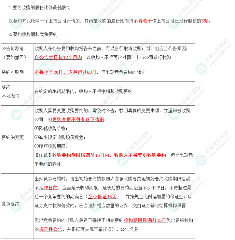 2023年注會(huì)《經(jīng)濟(jì)法》第7章高頻考點(diǎn)9：持股權(quán)益披露與要約收購(gòu)的程序