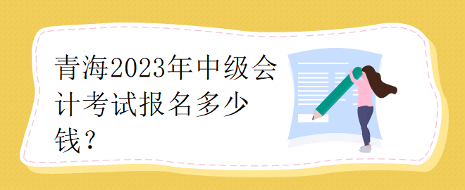 青海2023年中級(jí)會(huì)計(jì)考試報(bào)名多少錢？