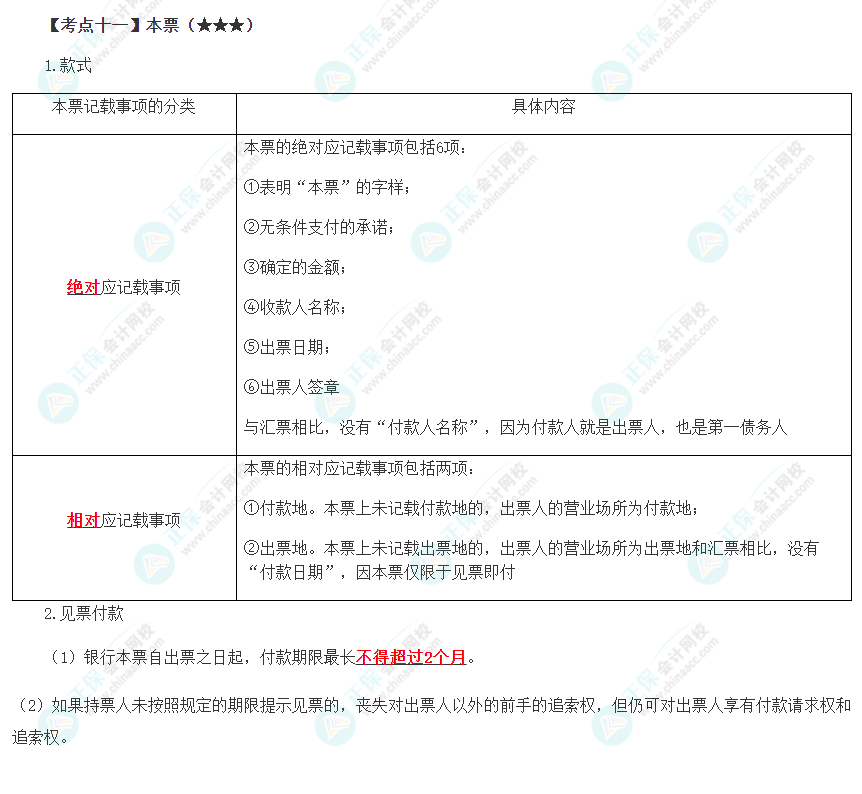 2023年注會《經(jīng)濟法》第9章高頻考點11